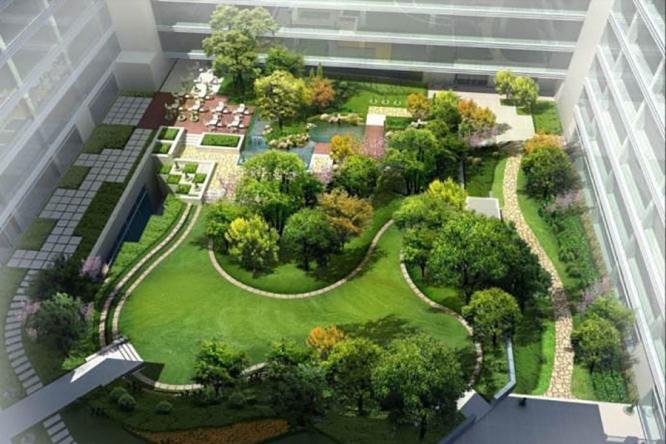 屋顶花园景观设计为城市添一抹绿