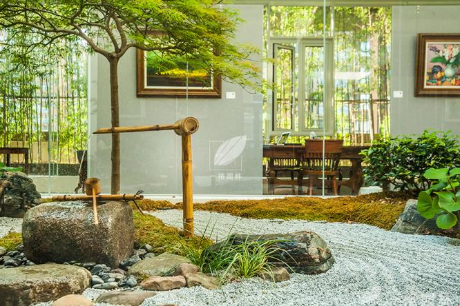 日式庭院景观特有的艺术气息